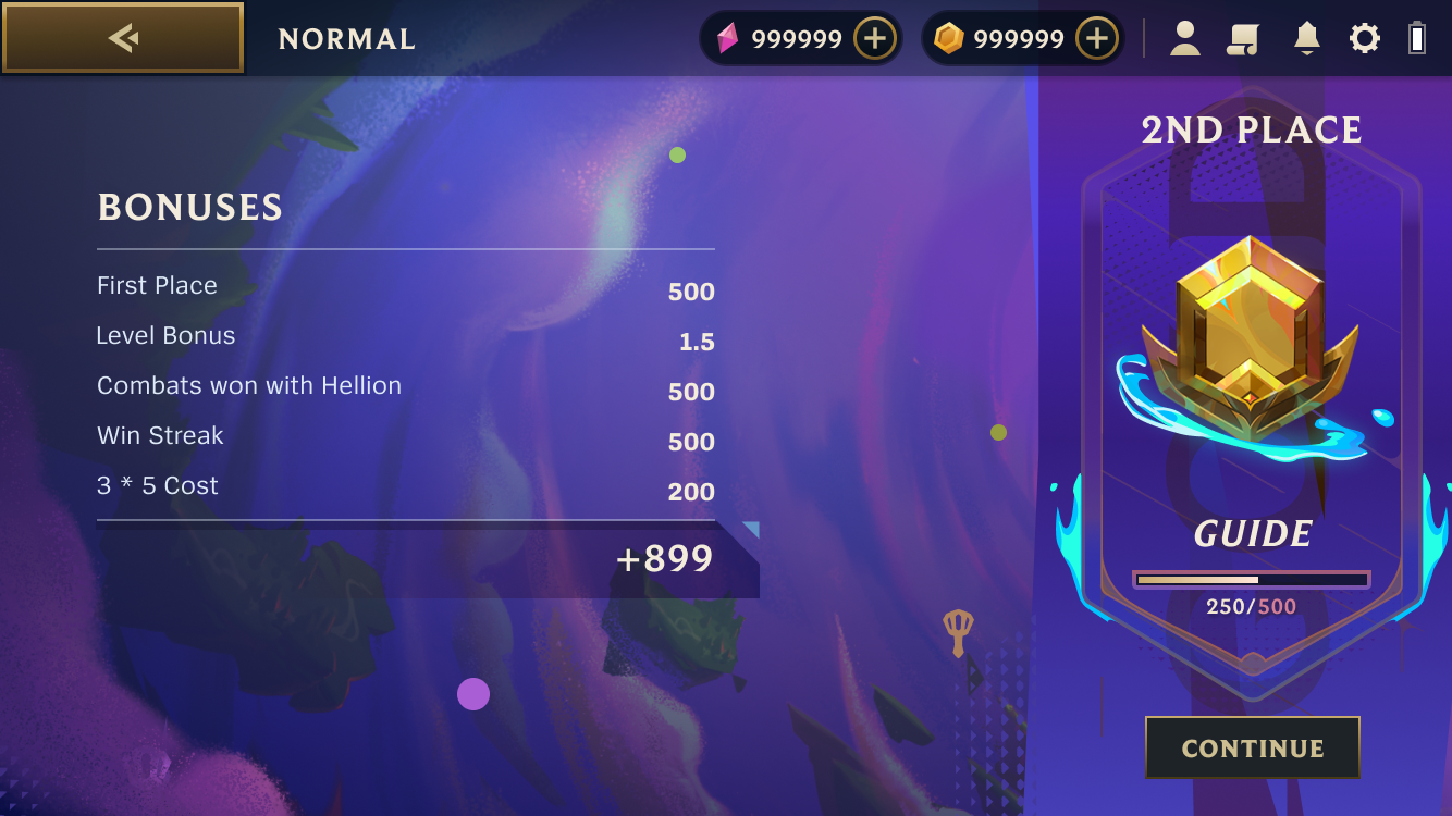Water tier reward